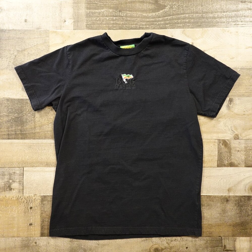Bob Marley x Shoe Palace Graphic T-Shirt Men’s‎ Small Black Embroidered Logo